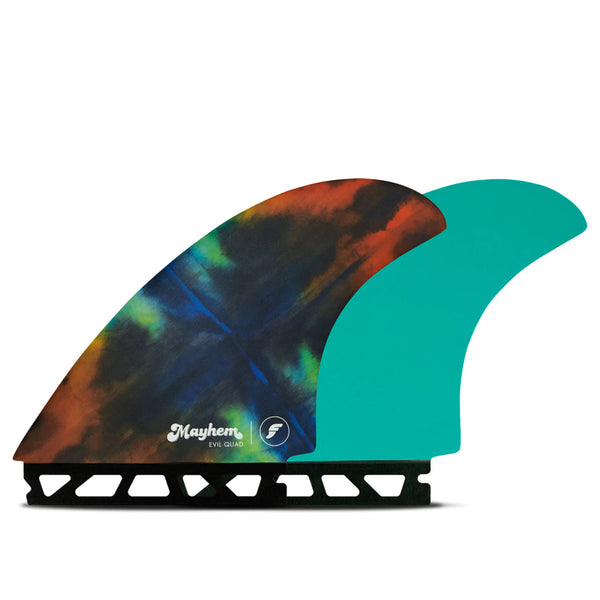 QUILLAS QUAD FUTURES FINS MAYHEM EVIL HONEYCOMB