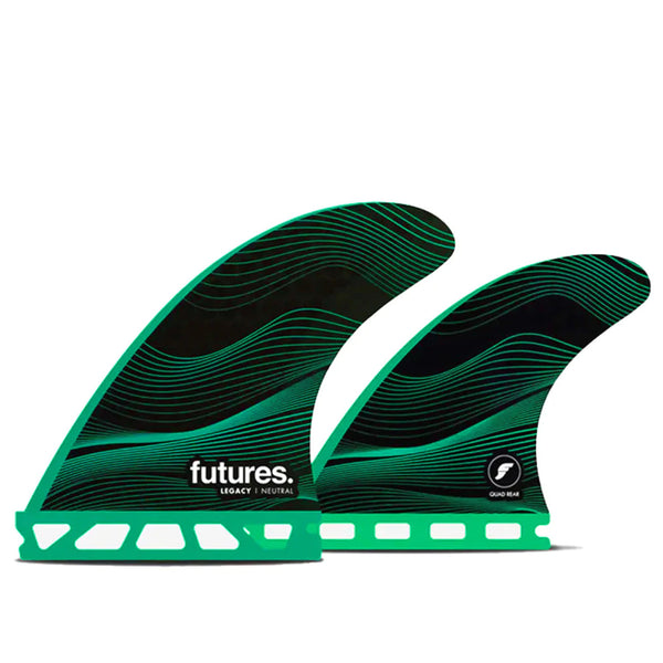 QUILLAS QUAD FUTURES FINS F6 HC (GREEN)