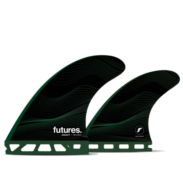 QUILLAS QUAD FUTURES FINS F8 HC (GREEN)