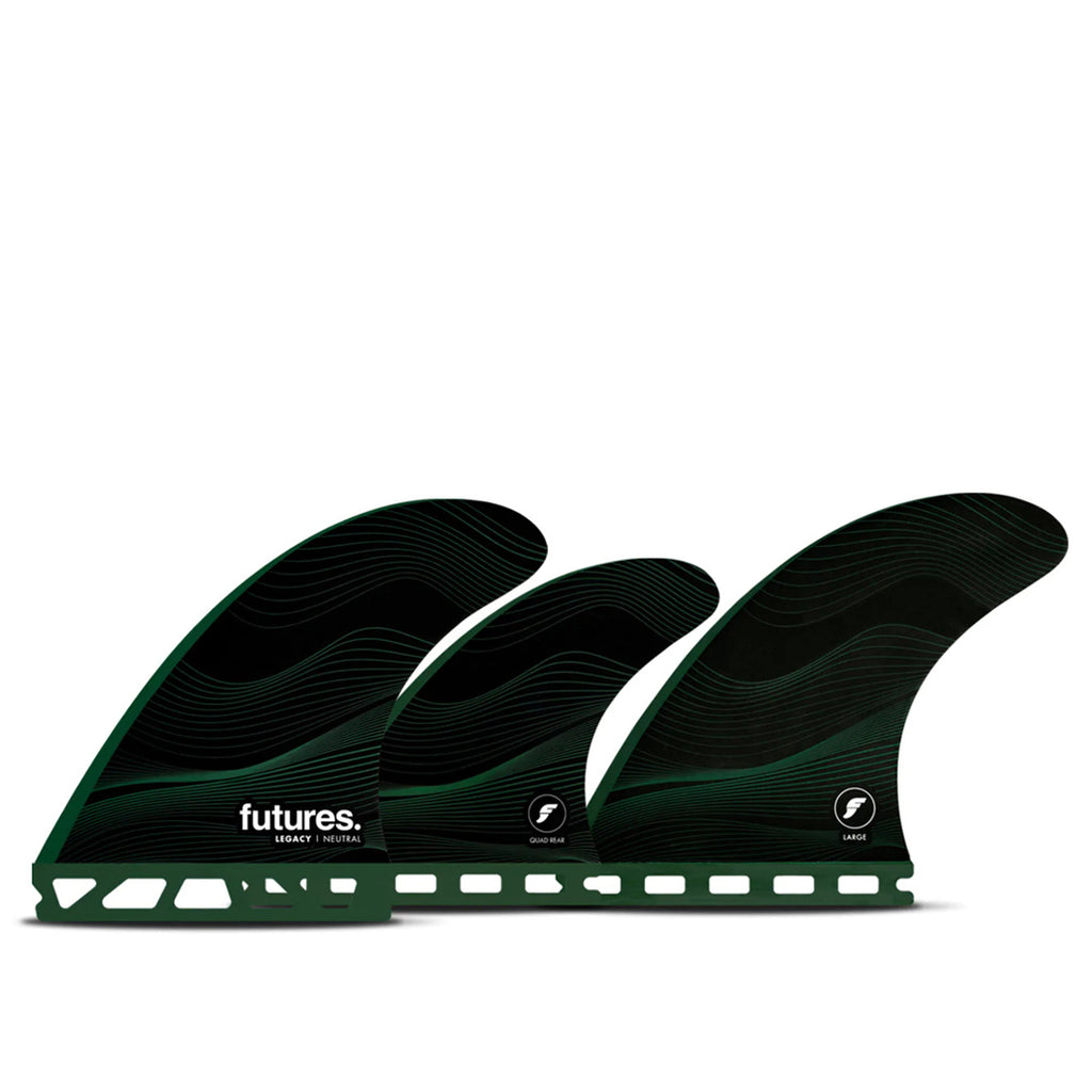 JUEGO DE 5 QUILLAS FUTURES FINS F8 HC (GREEN)