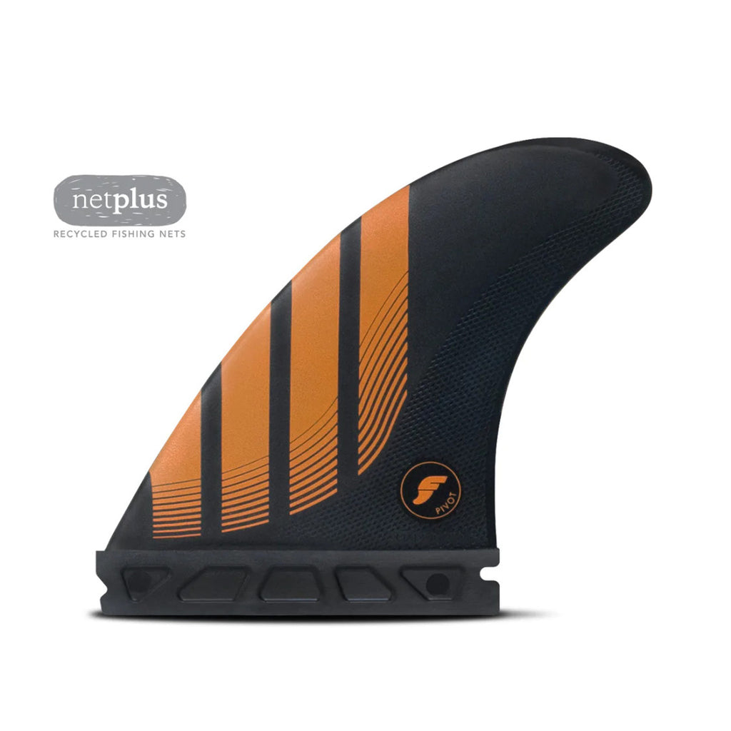 QUILLAS THRUSTER FUTURES FINS P6 ALPHA SERIES (CARBON, ORANGE)