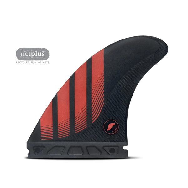 QUILLAS THRUSTER FUTURES FINS P8 ALPHA SERIES (CARBON, RED)