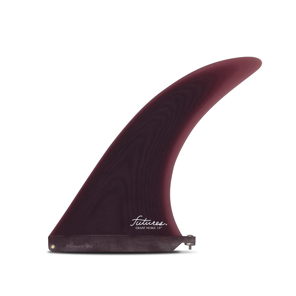 SINGLE FIN PARA LONGBOARD FUTURES FINS GRANT NOBLE 10.0" FIBRA DE VIDRIO