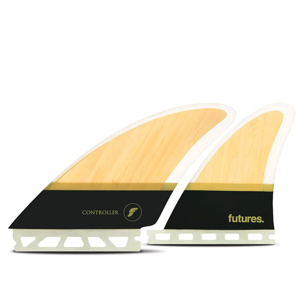 QUILLAS QUAD FUTURES FINS CONTROLLER HONEYCOMB CON BAMBU