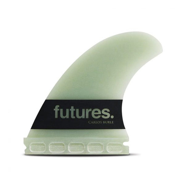 QUILLAS BIG WAVE FUTURES FINS THRUSTER CARLOS BURLE DE FIBRA DE VIDRIO G10