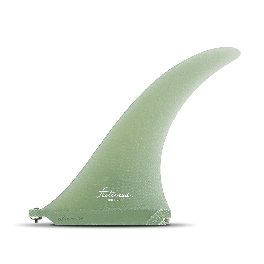 SINGLE FIN PARA LONGBOARD FUTURES FINS TILLER 9'' VOLAN DE FIBRA DE VIDRIO