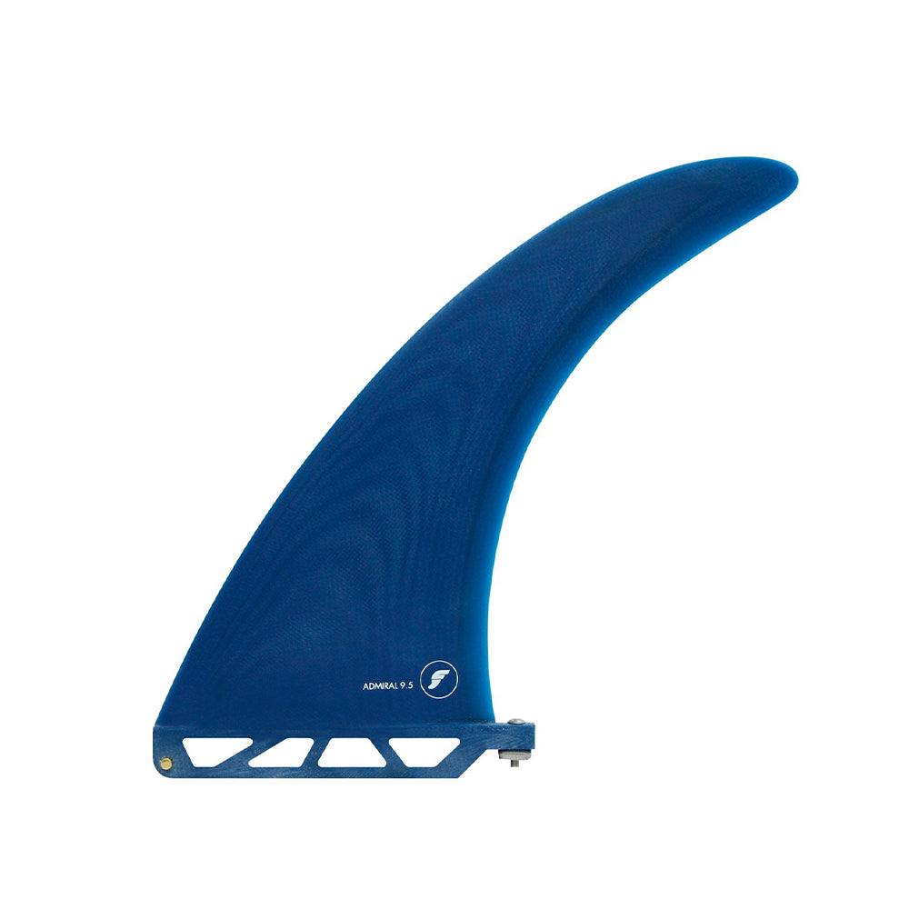 SINGLE FIN PARA LONGBOARD FUTURES FINS ADMIRAL 9.5'' DE FIBRA DE VIDRIO