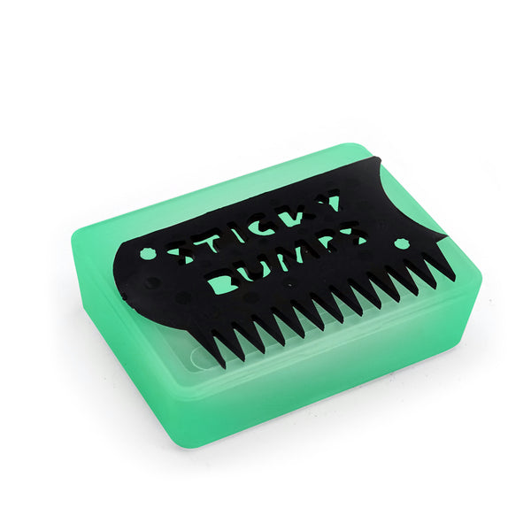 BOX Y PEINE STICKY BUMPS COLOR VERDE