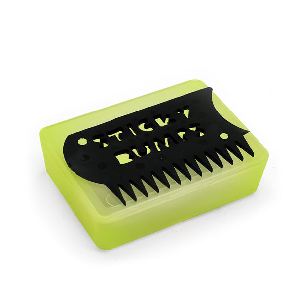 BOX Y PEINE STICKY BUMPS COLOR AMARILLO